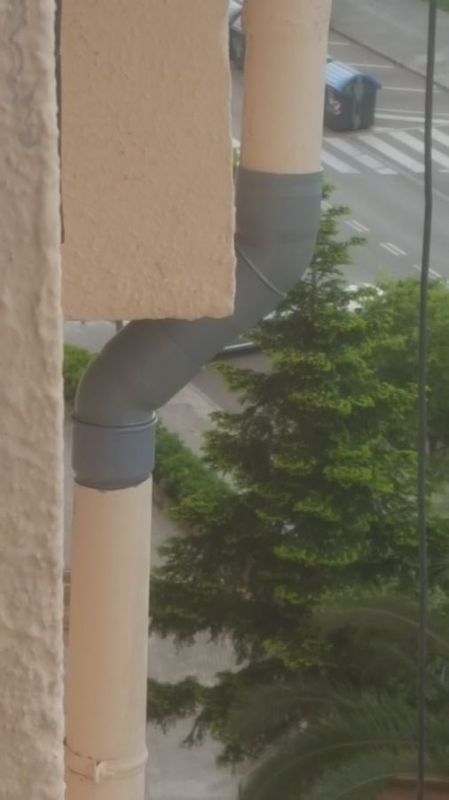 Conexión de recogida de aguas pluviales