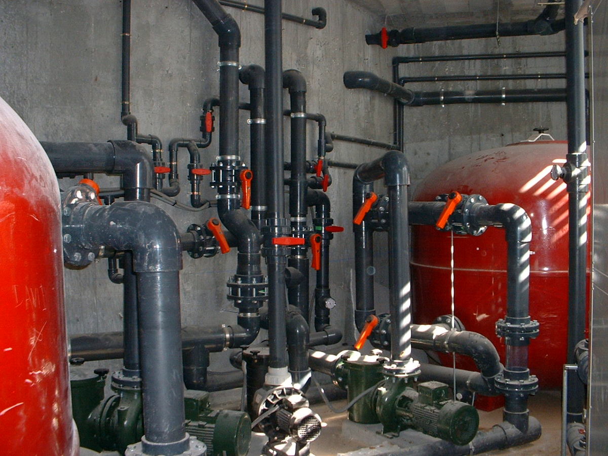 Local de Equipos para Piscina