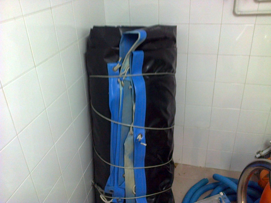 lona recogida piscina comunidad