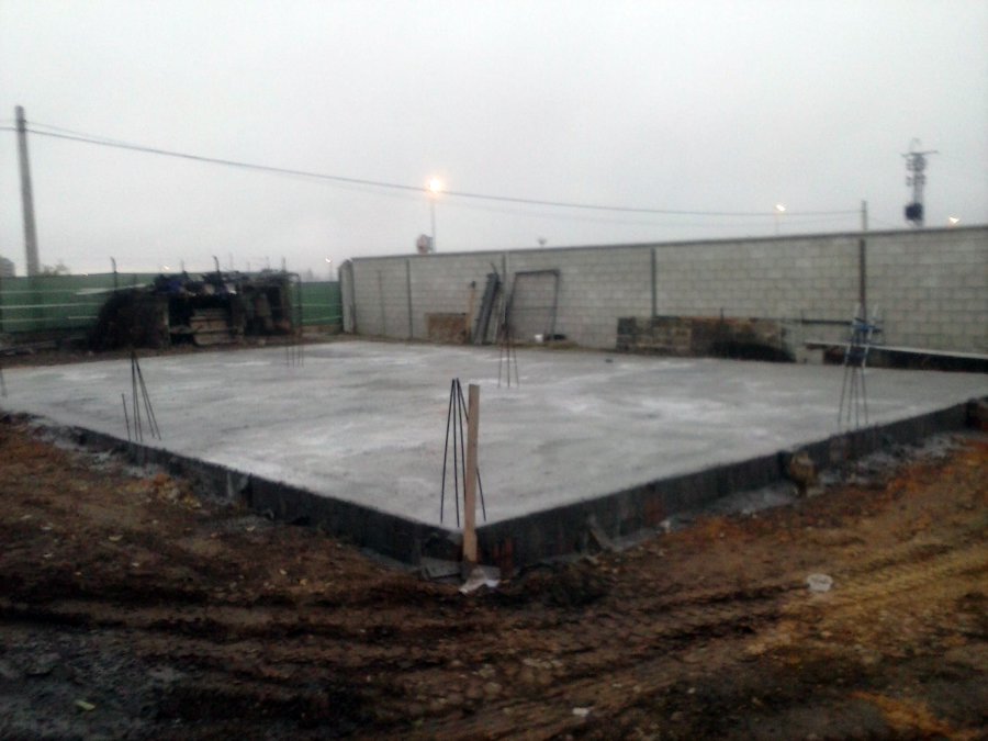 Losa de 40 cm hormigon armado.