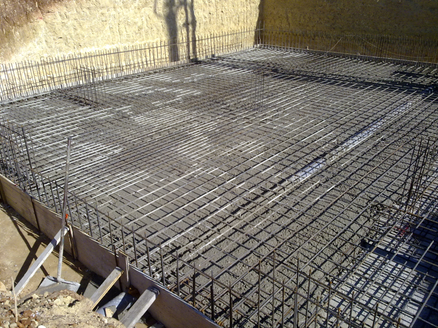 Losa de cimentación vivienda