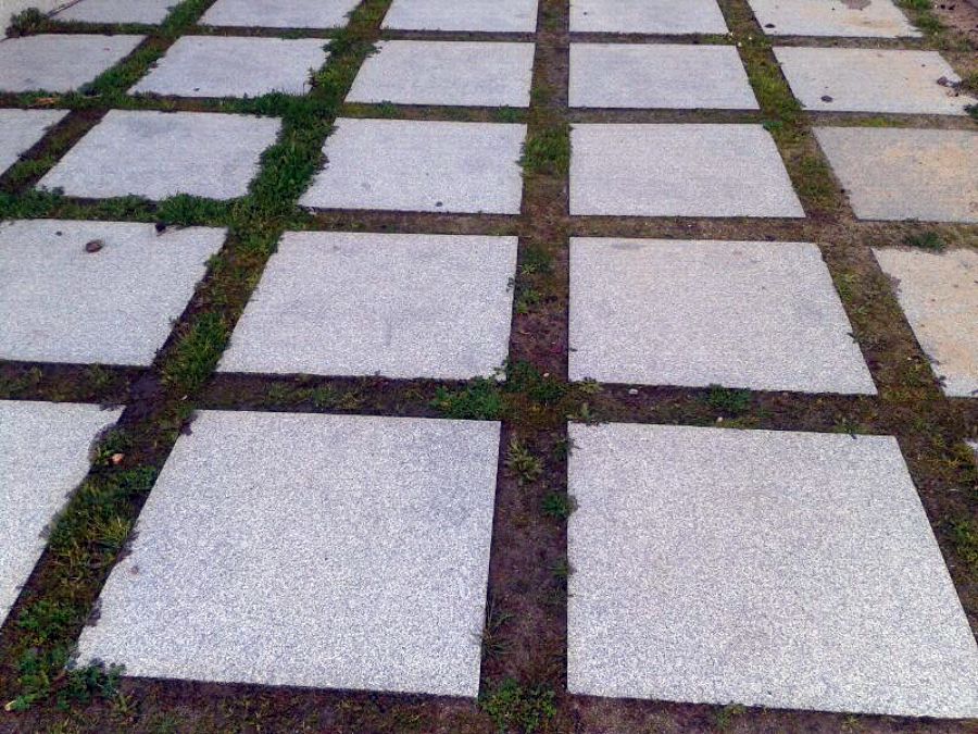 Losas de granito gris quintana