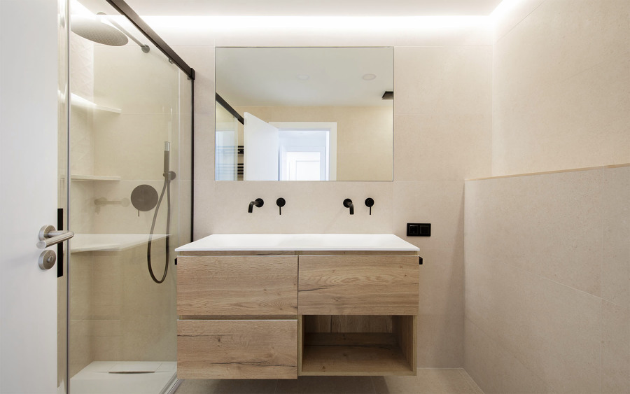 Reforma en Sabadell - Baño vista frontal