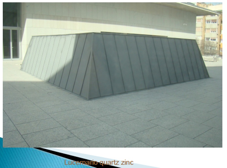 Lucernario quartz zinc