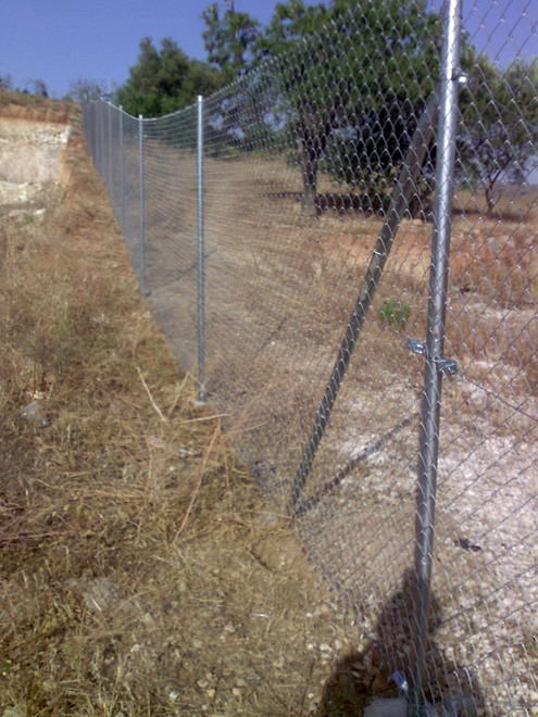 malla simple torsion galvanizada