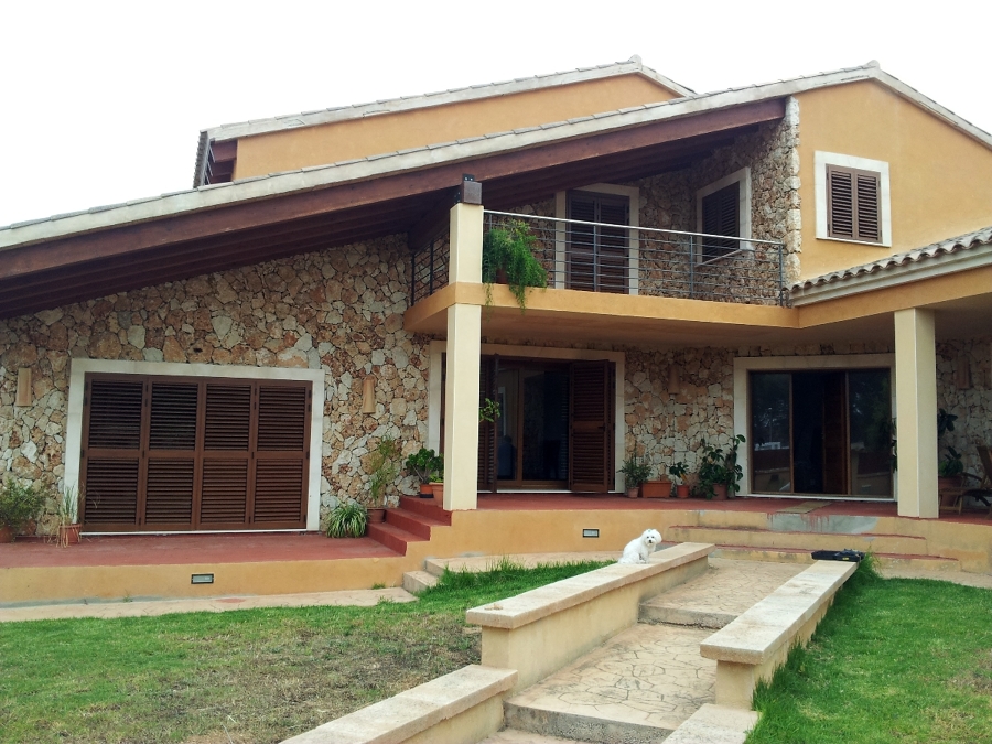 Mallorquina Aluminio Roble Dorado