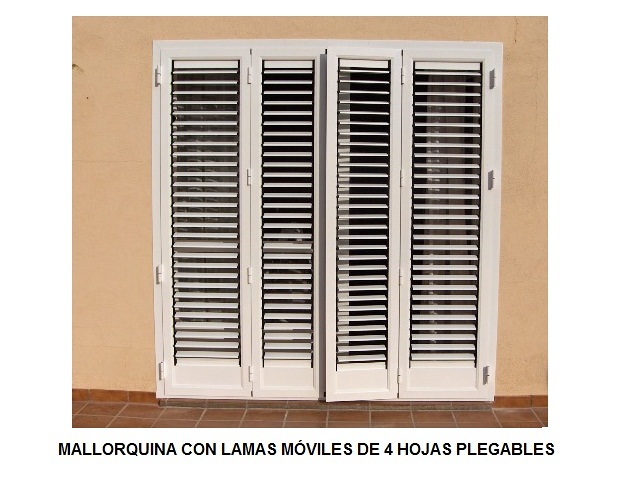MALLORQUINAS CON LAMAS FIJAS O MÓVILES