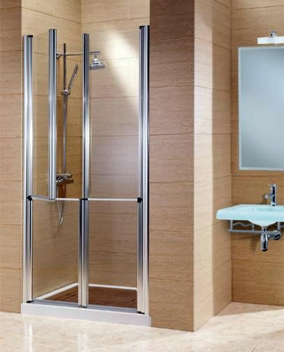 Mampara con puerta-ventana de asistencia