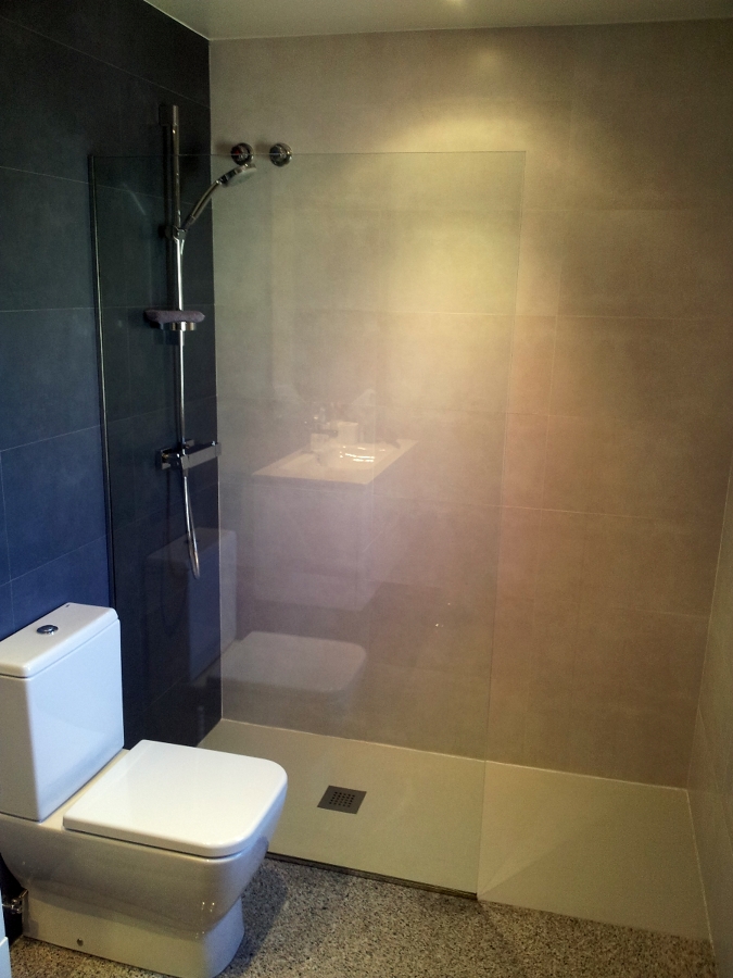 Mampara fija de Cristal 