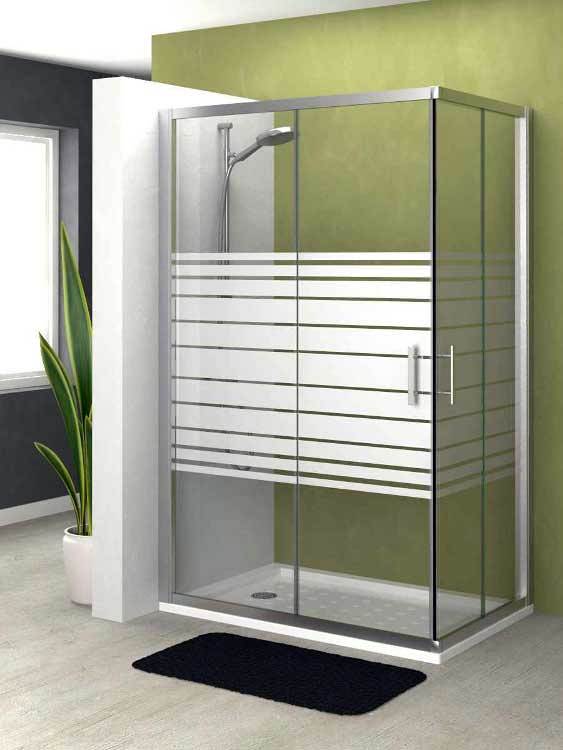 mampara serigrafiada y plato de porcelana