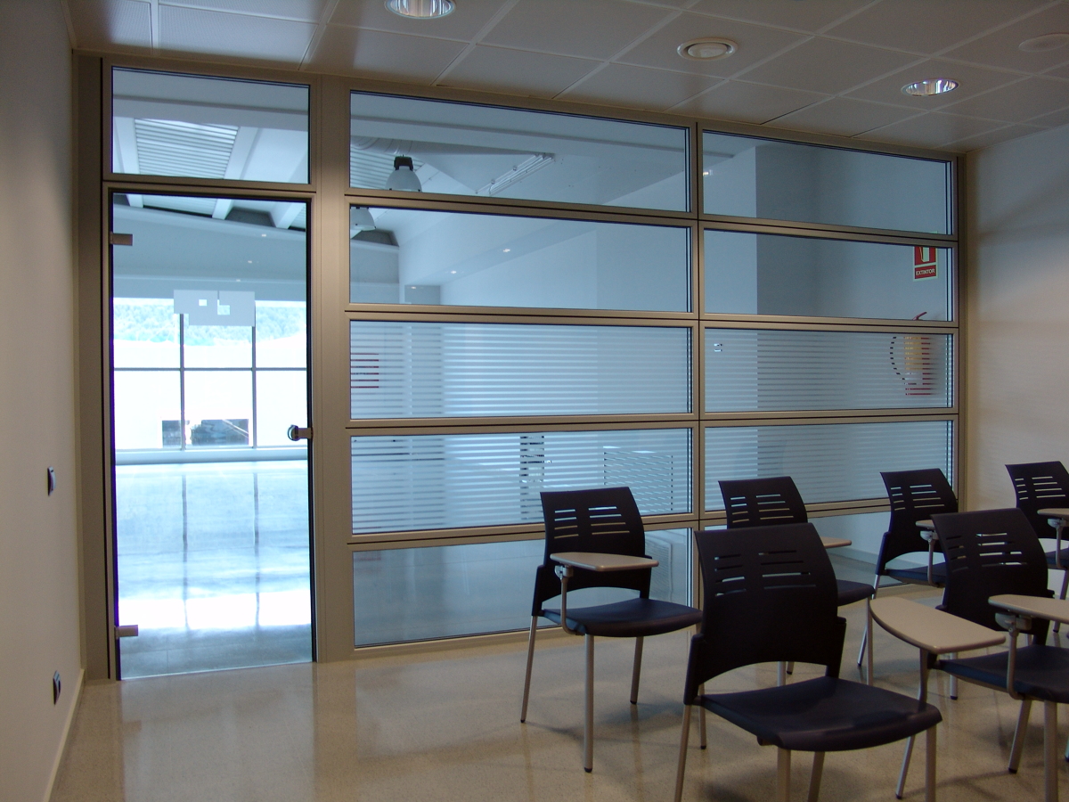 MAMPARA VIDRIO APAISADAS