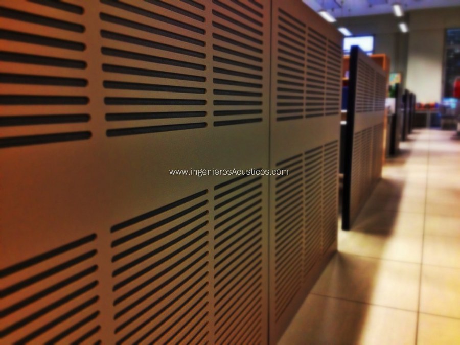 Mamparas acústicas