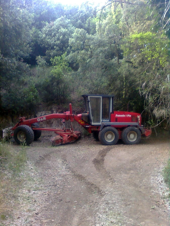Mantenimiento de pista forestal