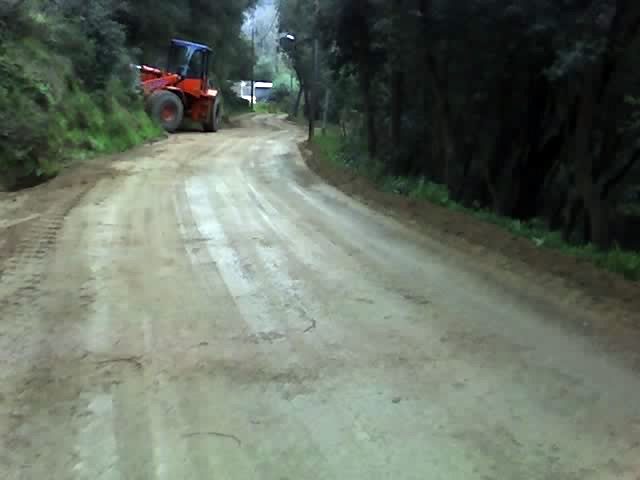 Mantenimiento de pista forestal