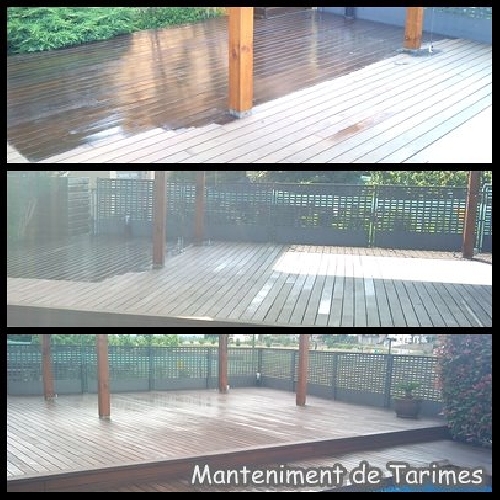Mantenimiento de tarimas y madera en exterior 