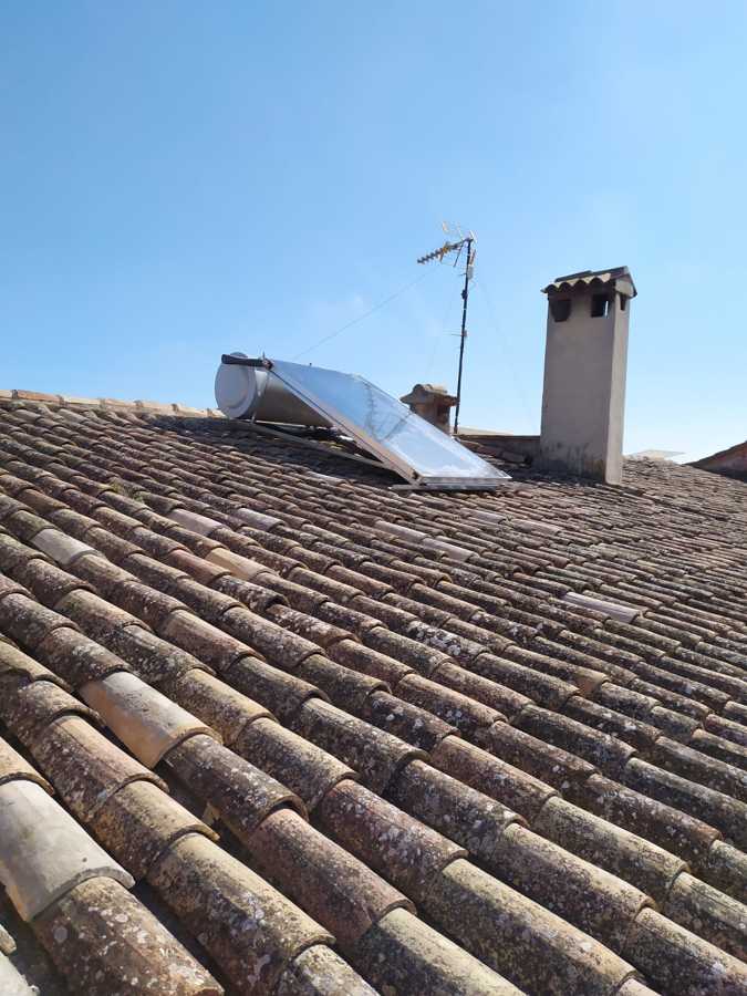 Termosolar en cubierta inclinada