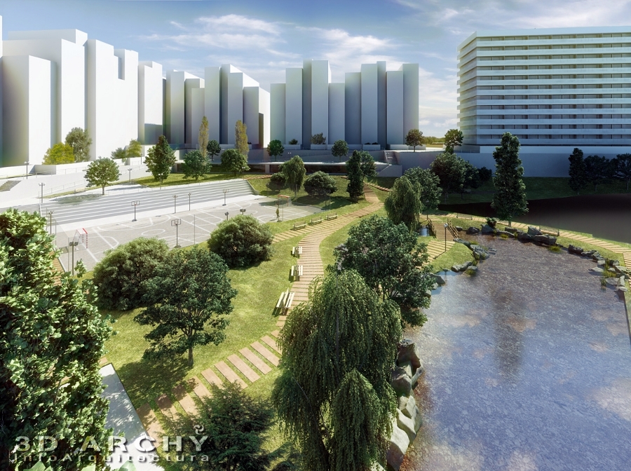 Master Plan de 1000 Viviendas con zonas comunes en Cluj-Napoca (Rumanía)