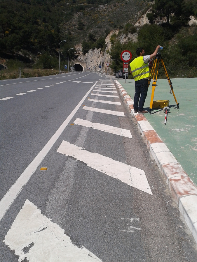 Medición de carreteras