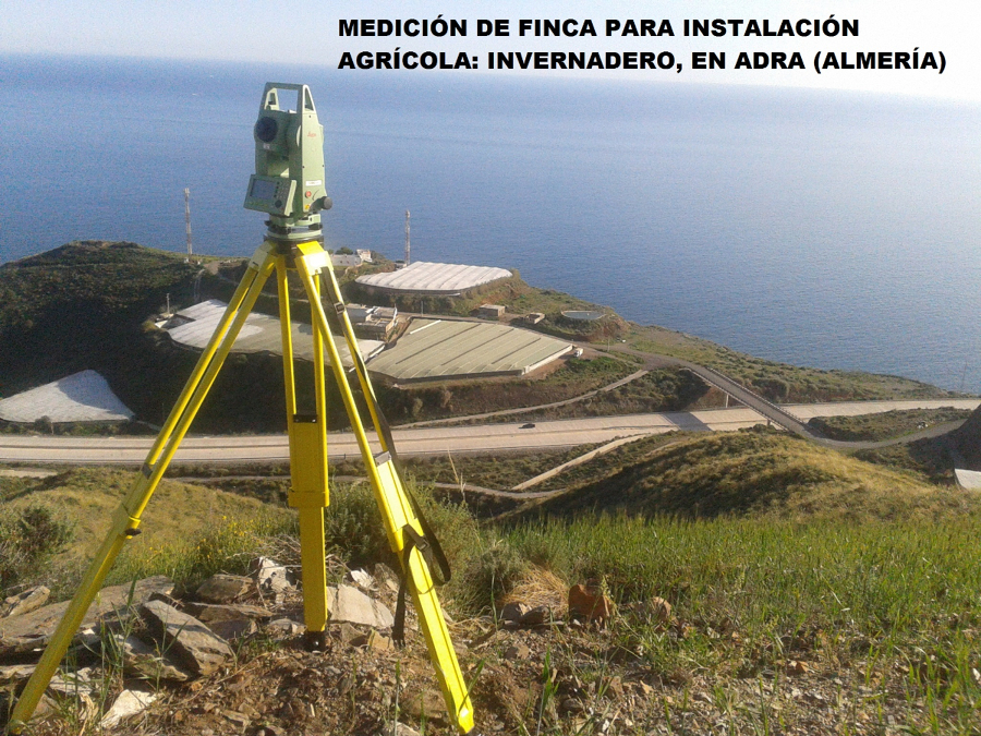 MEDICION DE FINCA PARA INSTALACION AGRICOLA