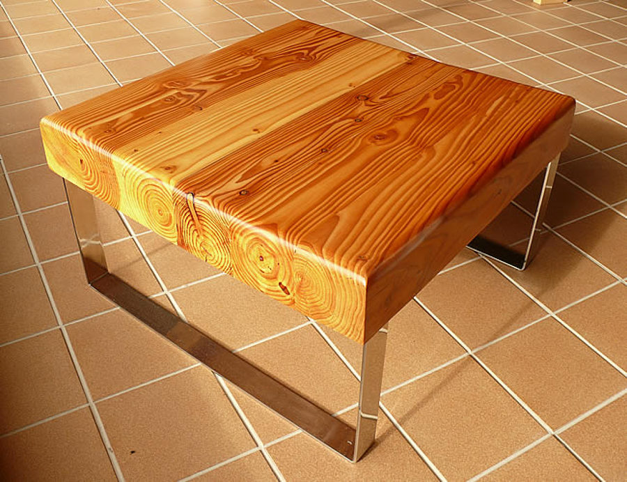 mesa centro douglas acero inox