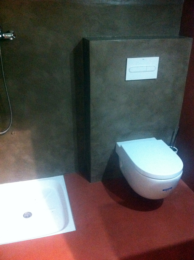 microcemento baño