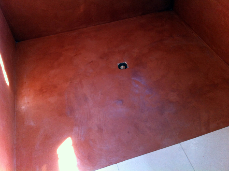 microcemento ducha