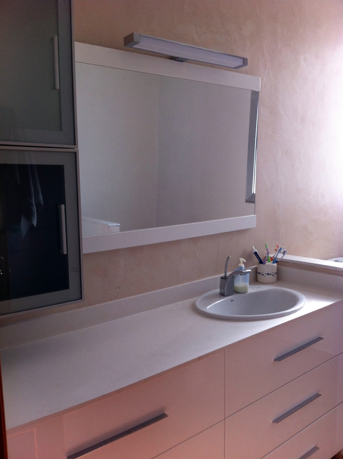 microcemento en baño