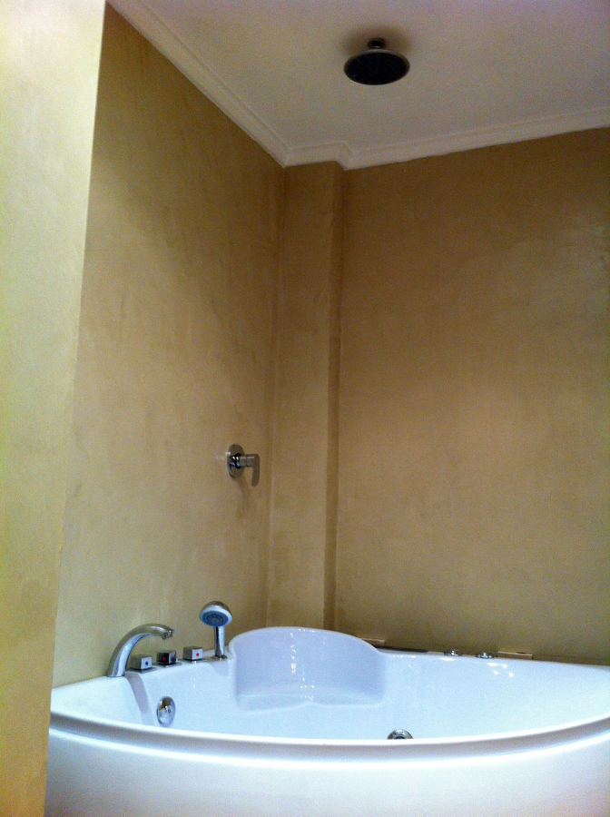 microcemento en baño