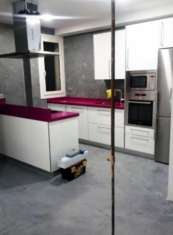 MICROCEMENTO EN BILBAO COCINA