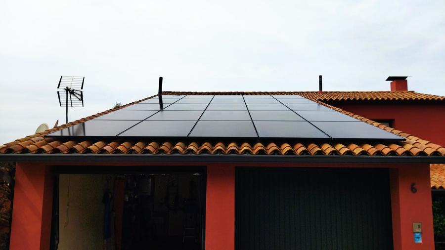 Instalación de 9 kWp en Sant Julià de Ramis - Residencial