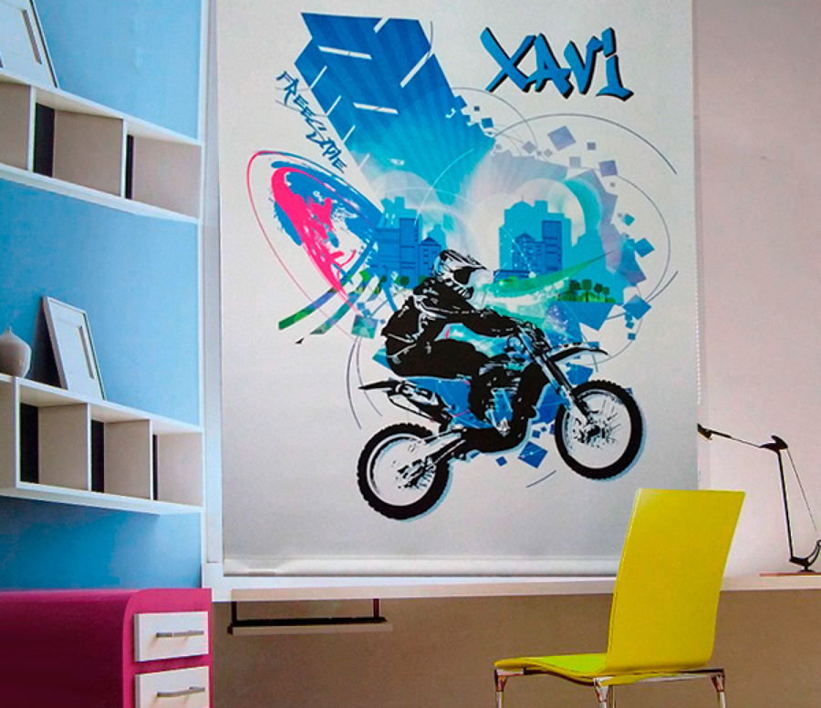 Estor estampado digital juvenil