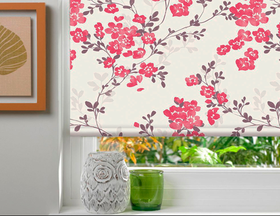 Estor estampado floral