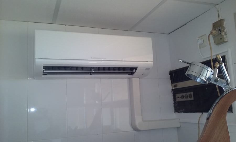 Instalación de unidad interior Mitsubishi Electric HJ en Albacete