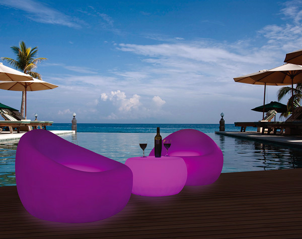 Mobiliario Led para exterior