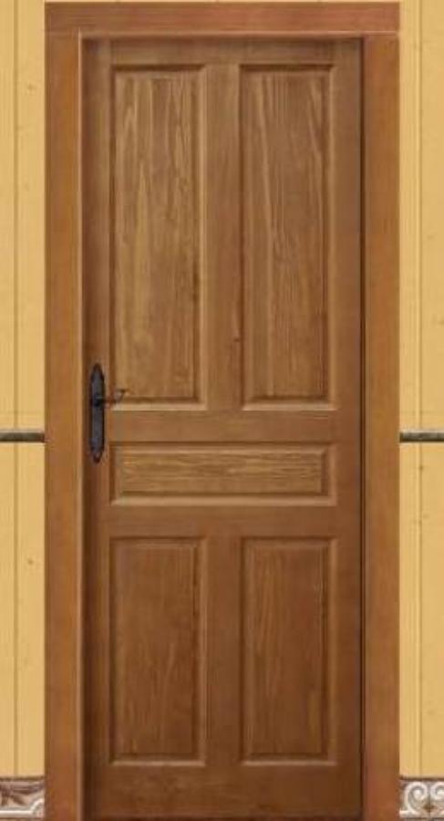 Puerta interior de madera