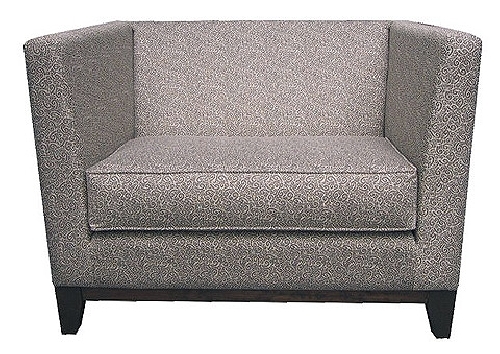 moderna butaca bastante cuadrada