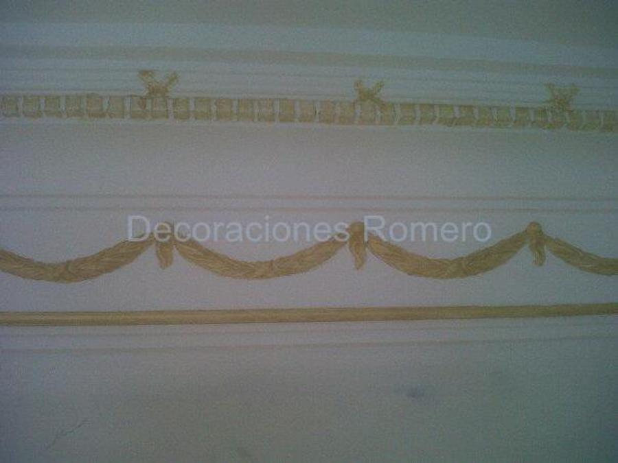Moldura decorada