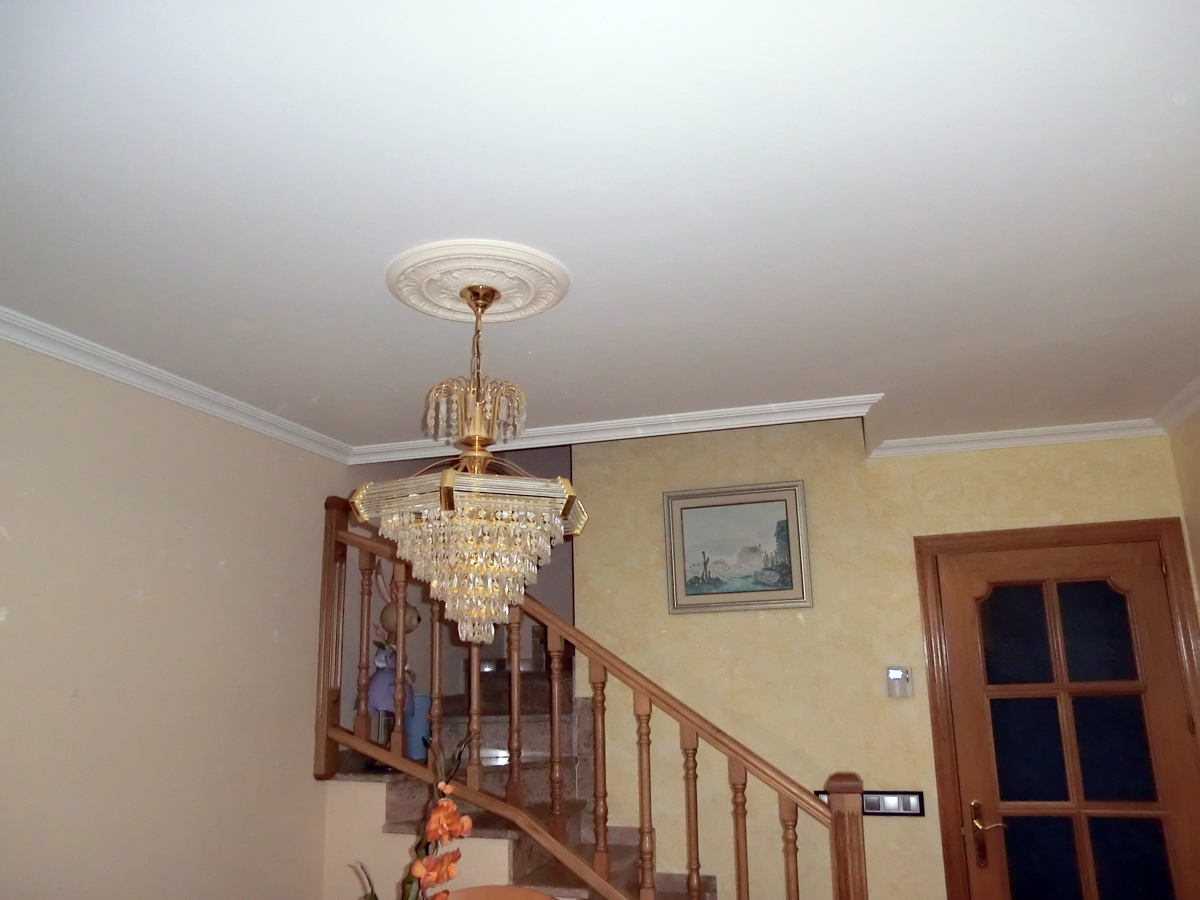 Molduras de escayola.