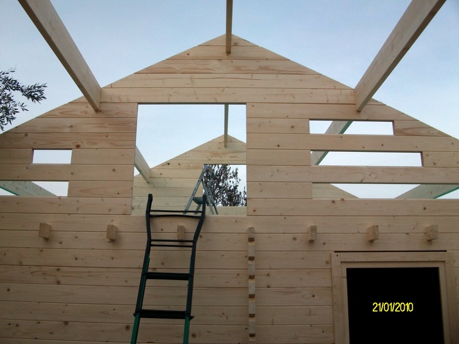 Montaje casa de madera Asva