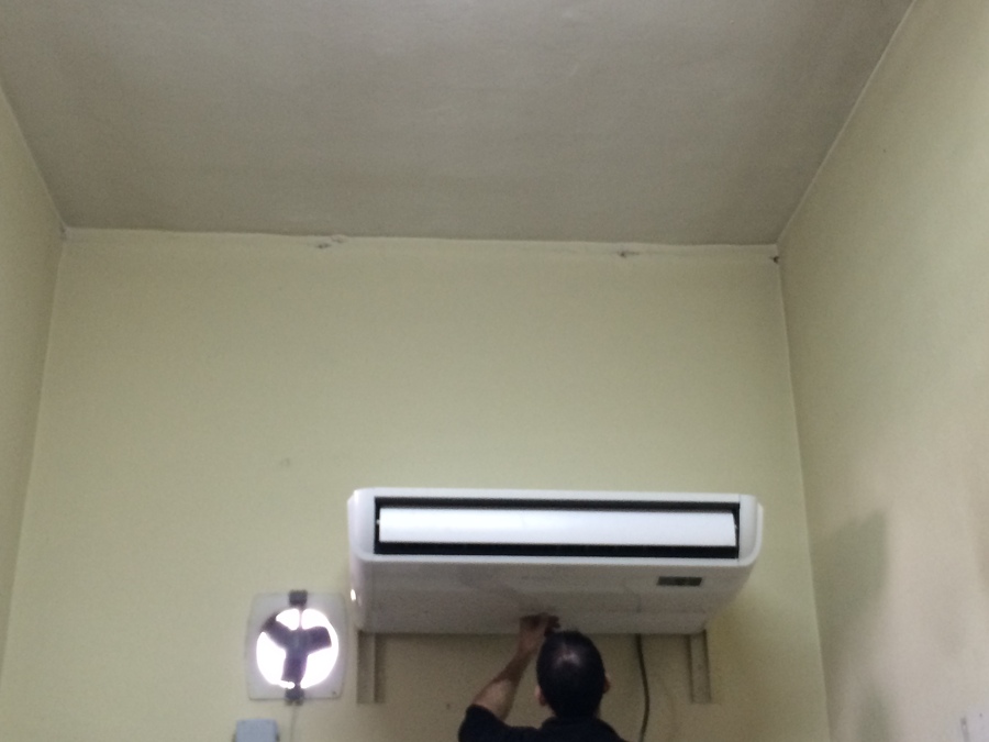 Montaje Máquina de Techo Nave Inbisa