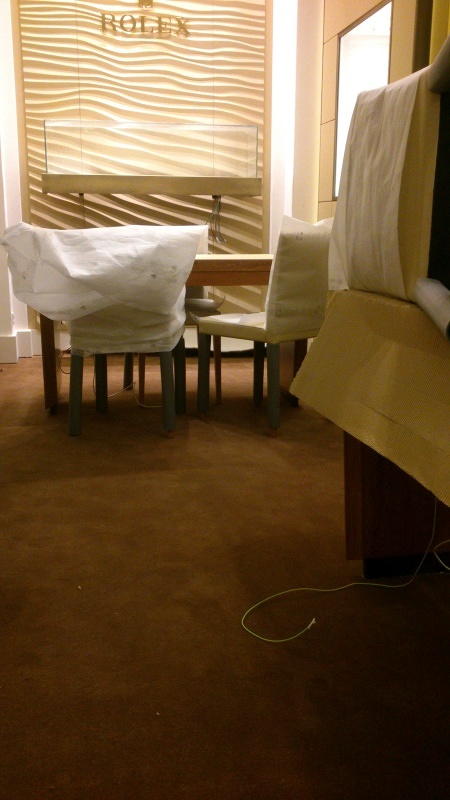 moqueta lana en joieria