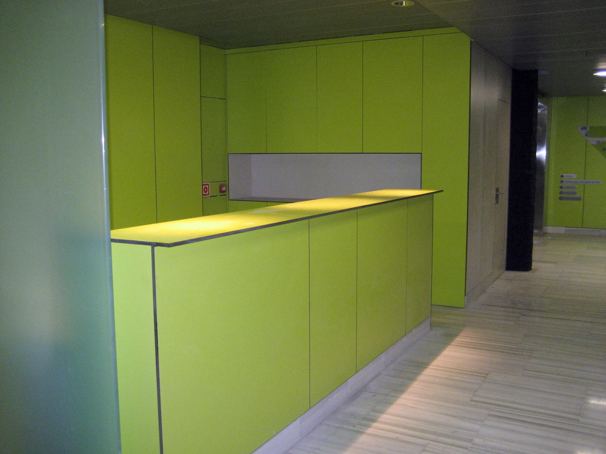 Mostrador recepción Zona A