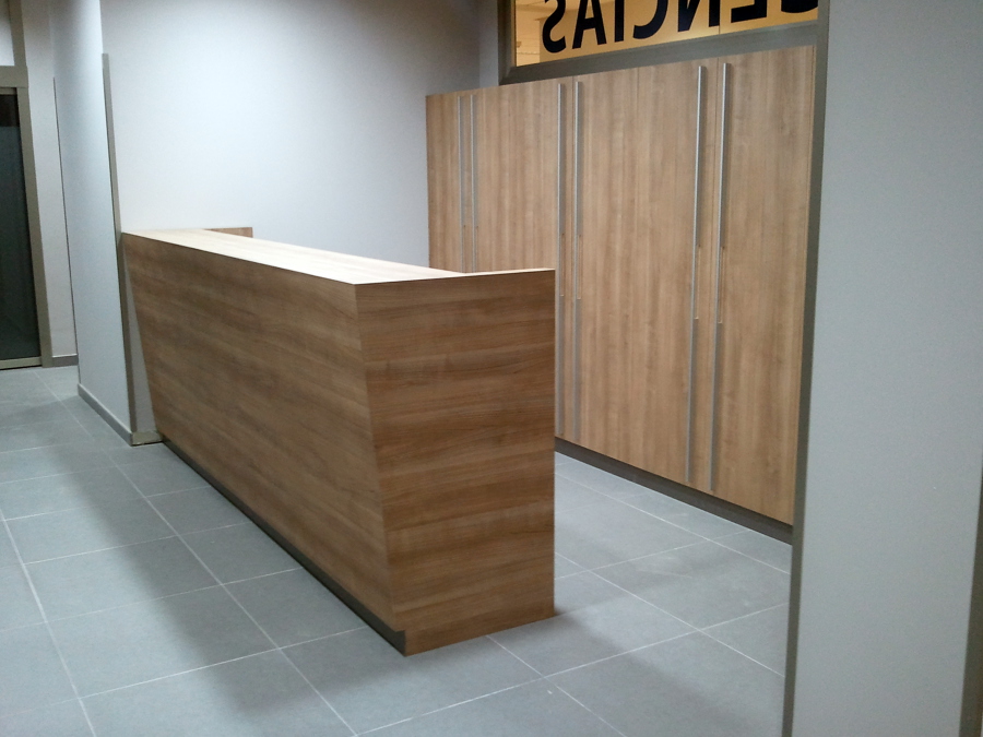 Mostrador recepción