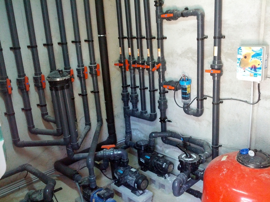 motores depuracion, jacuzzy, cuello de cisne