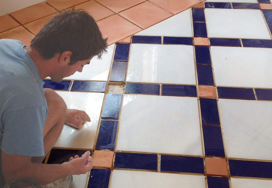 Colocación de pavimento