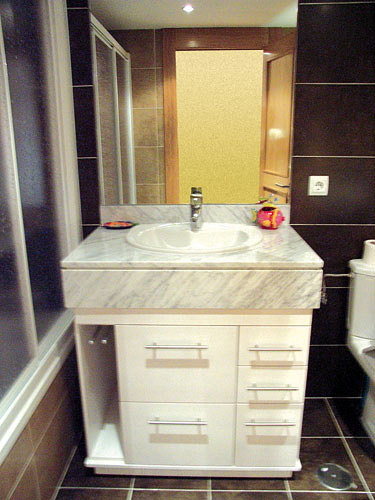 Mueble bajo encimera blanco