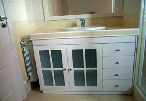 Mueble bajo encimera blanco