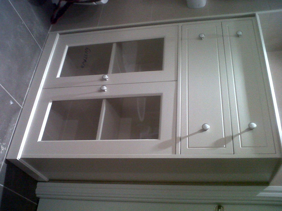 mueble baño a medida lacado