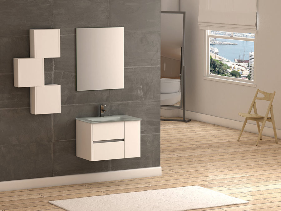 Mueble de baño colgado