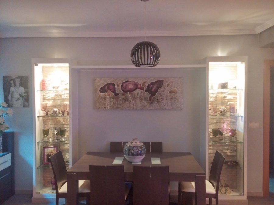 Mueble de diseño de escayola